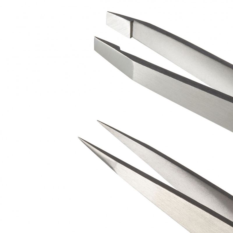 Browgame Duo Pack Tweezer Pointed + Slanted