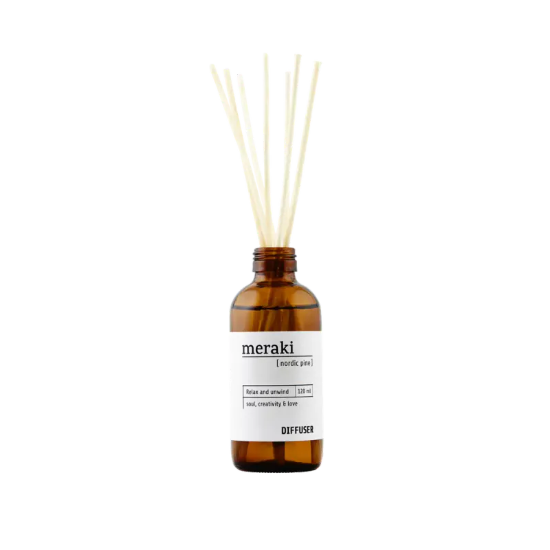 Meraki Duftfrisker med 7 pinner - Nordic pine 120ml