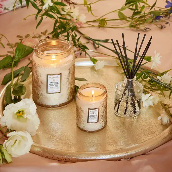 Voluspa Jasmine Midnight Blooms Reed Diffuser 100ml
