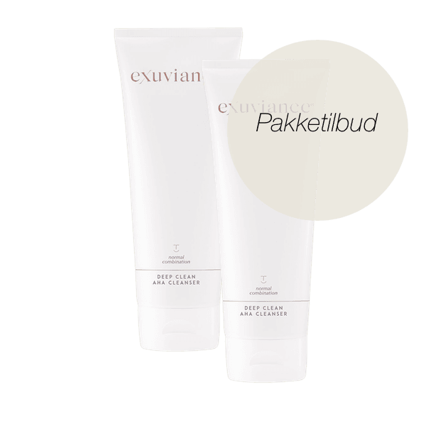 Exuviance Deep Clean AHA Cleanser x 2 (pakketilbud)
