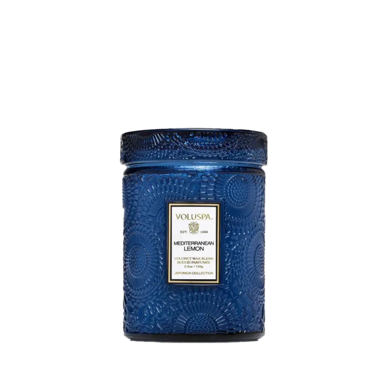 Voluspa Small Jar Candle - Mediterranean Lemon