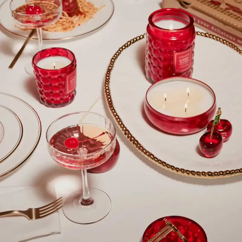 Voluspa Cherry Gloss Mini Tin Candle 25timer