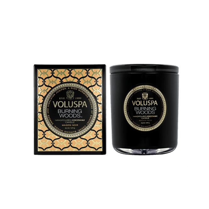 Hovedbilde Voluspa Burning Woods Boxed Candle 60timer