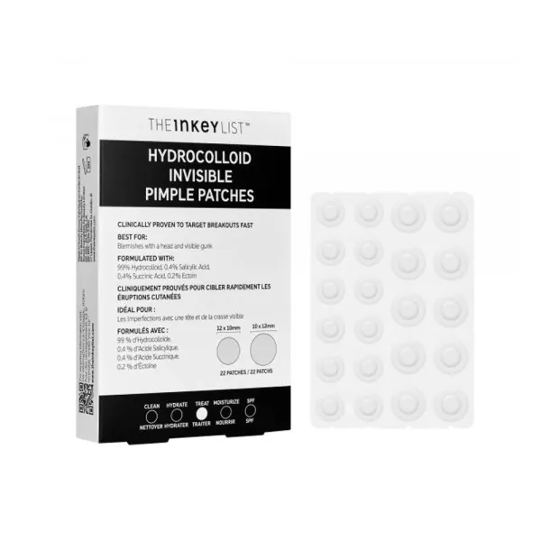 The Inkey List Hydrocolloid Invisible Pimple Patches