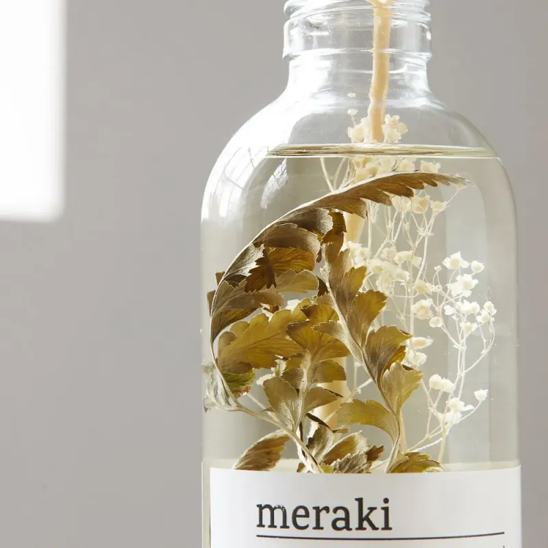 Meraki Duftfrisker med pinner - Verbena drizzle, Klar 240ml