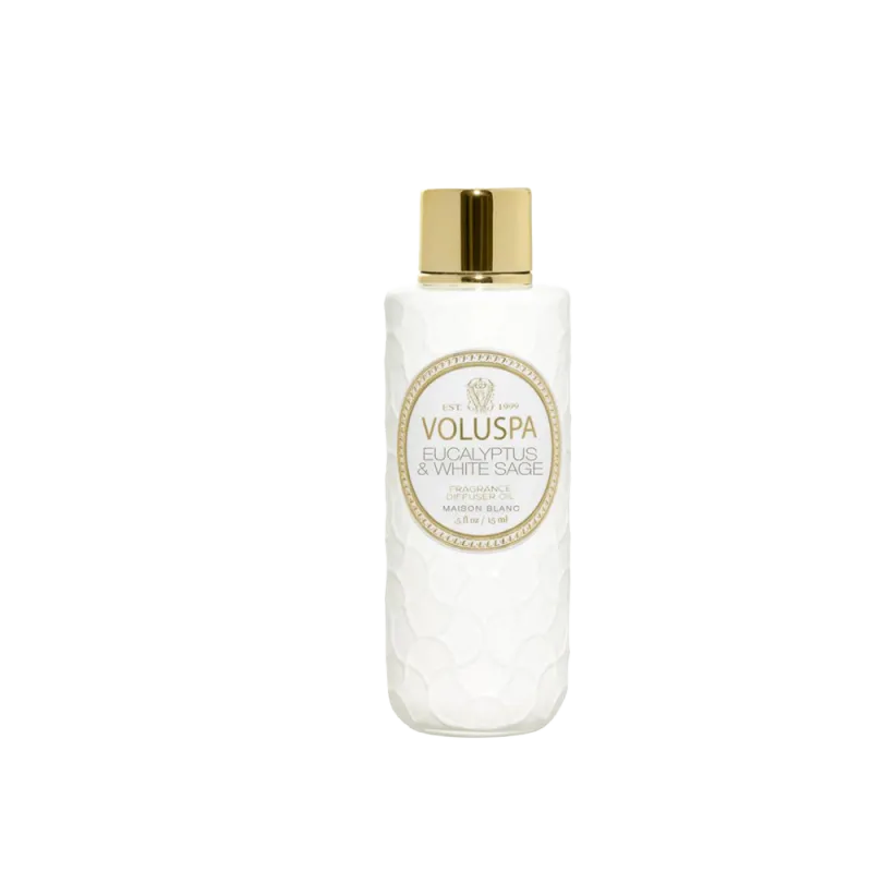Voluspa Ultrasonic Diffuser Oil, Eucalyptus & White Sage