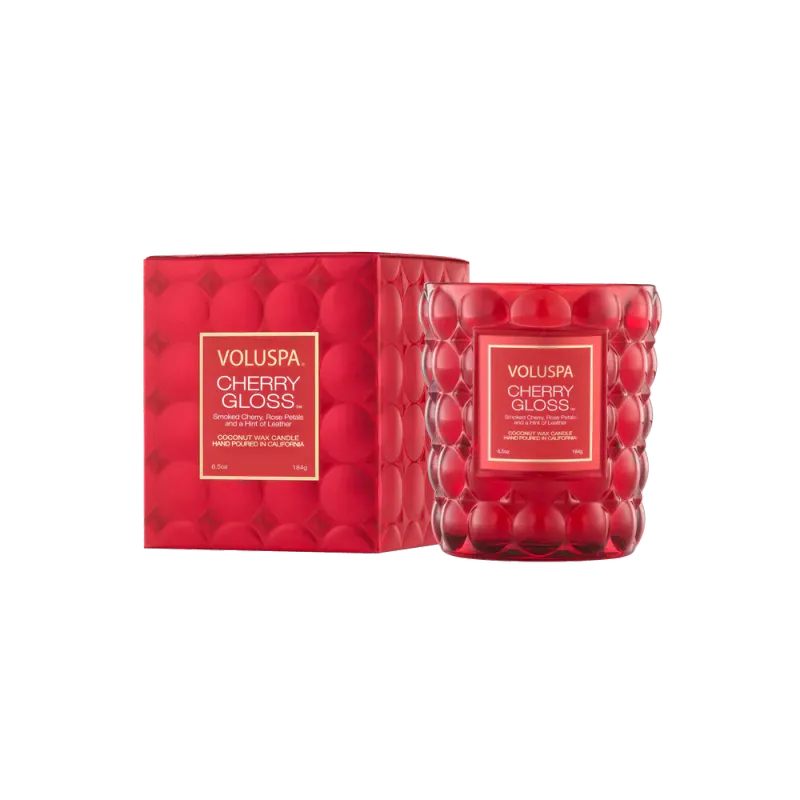 Voluspa Cherry Gloss Classic Boxed Candle 60timer